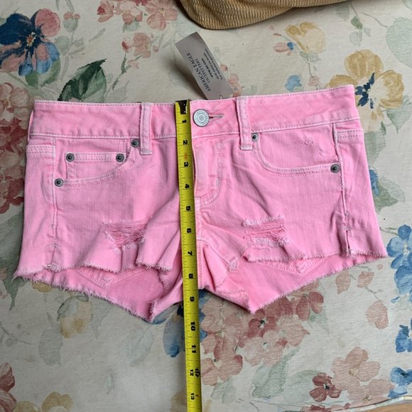 orange american eagle shorts shorties - Picture 4 of 4